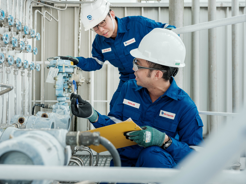 Men working